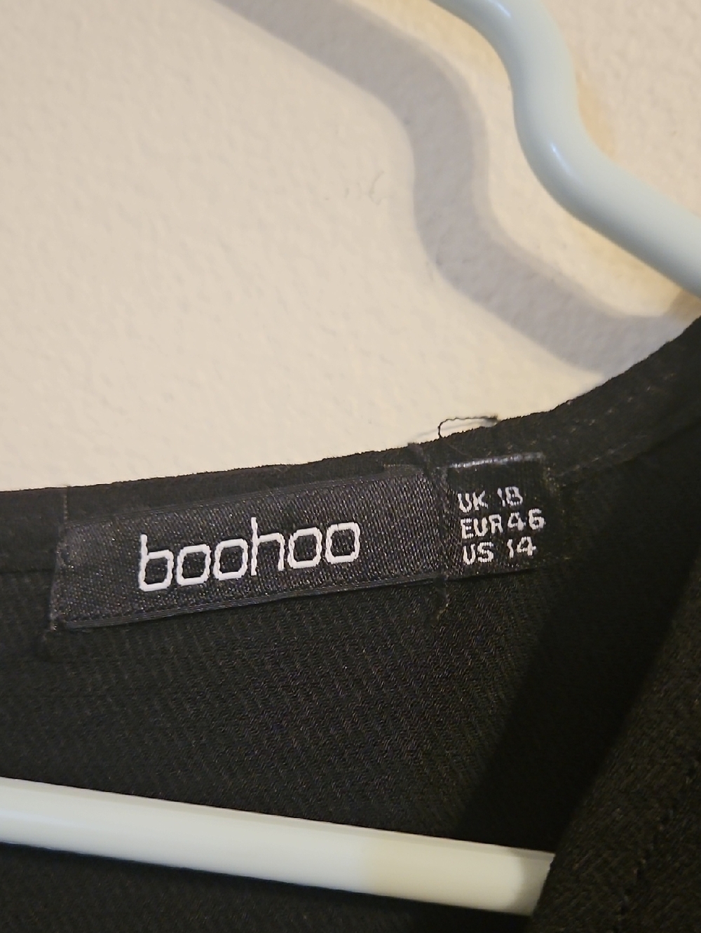 Boohoo Black and Embroidered Red Floral Romper. In EUC - Picture 2 of 6